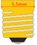 Box of 10 #1768 Lamp Bulb Lightbulbs 6V 1.2W 0.2A