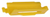 Front & Rear Door Window Moulding Clip, Yellow, Nylon, for GM 10287926 (Qty:25)