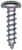 Tapping Screw #10 X 3/4" Phillips Pan Head, Zinc (Qty:100)