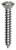Tapping Screw #8 X 1", Phillips Oval Head, Chrome (Qty:100)