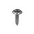 Tapping Screw #8 X 3/4" Phillips Oval Head SEMS Countersunk, Chrome (Qty:100)