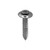 Tapping Screw #8 X 1" Phillips Oval Head SEMS Countersunk, Chrome (Qty:100)