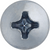 Tapping Screw #8 X 1", Phillips Pan Head,  Zinc (Qty:100)