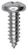 Tapping Screw #14 X 3/4", Phillips Pan Head, Zinc (Qty:100)