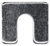 Shim 1/8" thick, 1-1/4" X 1-1/8", With 3/8" Slot, Zinc (Qty:100)