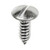 License Plate Screw #14 X 3/4 Slotted Truss Head Zinc (Qty:100)