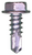 Tapping Screw #8 X 1/2" Hex Washer Head TEKS, Zinc (Qty:100)