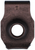 Extruded U-Nut, 3/8-16 Screw, 0.75" Edge to Hole Center for Ford and GM (Qty:25)