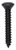 Tapping Screw #8 X 1", with #6 Head Phillips Oval Head, Black Oxide (Qty:100)