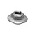 Thread Cutting Nut for 5/16" Stud Size, 7/8" Washer, 0.5" across flats (Qty:100)