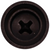 Tapping Screw #10 X 3/4", Phillips Oval #8 Head AB SEMS, Black (Qty:50)