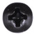 Tapping Screw #6 X 1/2", Phillips Pan Head, Black Oxide (Qty:100)
