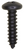 Tapping Screw #10 X 3/4", Phillips Pan Head, Black Oxide (Qty:100)