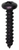 Tapping Screw #10 X 1", Phillips Pan Head, Black Oxide (Qty:50)