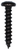 Tapping Screw #10 X 1", Phillips Pan Head, Black Oxide (Qty:50)