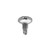 Tapping Screw #8 X 1/2" Phillips Washer Head TEKS - Zinc (Qty:50)