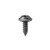 Tapping Screw Phillips Flat Washer Head  #8-18 X 1/2"  Black (Qty:100)