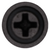 Tapping Screws Phillips Flat Washer Head #8 X 5/8 Black (Qty:100)