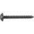 Tapping Screw Phillips Flat Washer Head #8 X 1.5" Black (Qty:50)