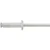 Peel-Type Rivet, 1/4" Shank, 0.5" Flange, for GM & Ford (Qty:25)