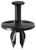 Fascia Push-Type Retainer 1" Head, 23/32 Stem, for Chrysler, GM (Qty:25)