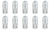 Box of 10 #3652 Lamp Auto Bulb Automotive Lightbulb