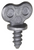 Dealer License Plate Thumb Screw #14 X 1/2", Die-Cast Zinc (Qty:25)