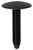 Interior Trim Panel Retainer - Black Nylon for Ford N804349-S (Qty:25)