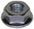 M6-1.0 Lock Nut With Serrated 14mm OD Flange (Qty:50)