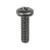 License Plate Screw Black M6-1.0 X 20mm, Phillips Pan Head  (Qty:50)