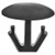 Hood & Trunk Moulding Retaining Clip 12mm Head for Honda 91518-SM4-003 (Qty:10)