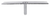 Universal Moulding Moulding Tee Bolt, 2.5 x .75, 3/4" Bolt (Qty:25)