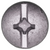 Duo-Drive Truss Head License Plate Screw 14mm Head for GM 9423101 (Qty:50)