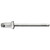 Rivet, 1/8" Shank, 15/64" Head with Plastic Cap, for Lexus, Toyota (Qty:10)