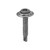 Tapping Screw #8-18 X 1" Phillips Head Oval Countersunk Washer SEMS TEK (Qty:50)