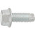 Thread Cutting Screw 3/8"-16 X 1" , Hex Washer Head, Type F , Zinc (Qty:50)