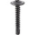 Tapping Screw M4 2-1.41 x 25mm, Round Washer Head, TEKS (Qty: 100)