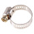 Hose Clamp #6, 5/16" Width, 1/2" to 7/8" Range, Stainless Steel Band (Qty: 10)