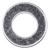 8mm DIN 125 Metric Flat Washers, 8.4mm ID, 15.8mm OD, 2mm Thick, Zinc (Qty: 25)