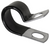 Closed Clamp 3/4" ID, Galvanized, Vinyl Coated (Qty: 25)
