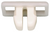 #14 x 3/4" Slotted Hex Washer-Head License Plate Screw + Nylon Nut (Qty: 25)