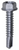 #14 x 1-1/4" Hex Washer Head Screw #3 Super TEKS, Zinc Finish (Qty: 25)
