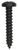 Tapping Screw, #6 x 3/4" Phillips Pan Head, A/AB Tip, Black Oxide (Qty: 100)