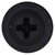 Tapping Screw M4.2-1.41 x 20mm, Phillips Head 11mm Washer Head, Black (Qty: 100)