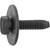 M6-1.0 x 25mm Bolt Screw, SEMS Hex Head, 24mm Washer, for GM 11504493 (Qty: 25)