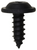 Tapping Screw #10 x 1/2" Phillips Flat Top Washer Head, Phosphate (Qty: 100)