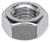12mm-1.75 DIN 934 Hex Nut, Class 8, Zinc Finish (Qty: 25)