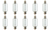 Box of 10 Bulbs #211 Bulb NEW 12.8V 12.4W Festoon Automotive Lightbulb