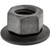 5/16"-18 Free Spinning SEMS Washer Nut 3/4" OD, Black Phosphate Finish (Qty: 50)