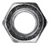 8mm-1.25 DIN 934 Hex Nut, Regular Thread, Zinc Finish (Qty: 100)